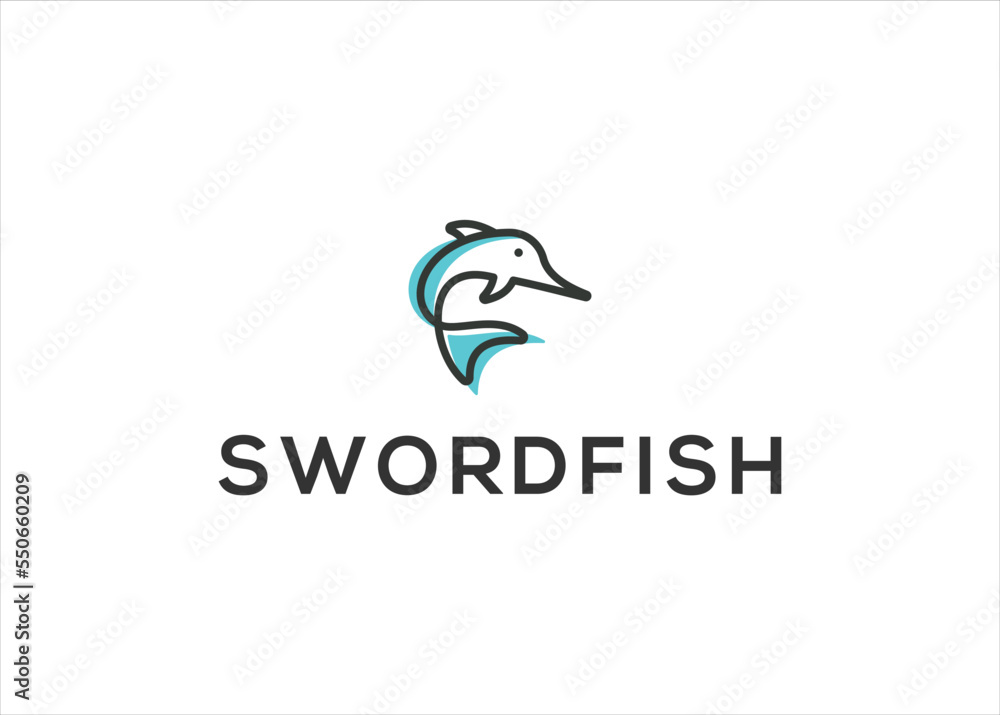 Swordfish Logo design vector template Swordfish Logo design vector template