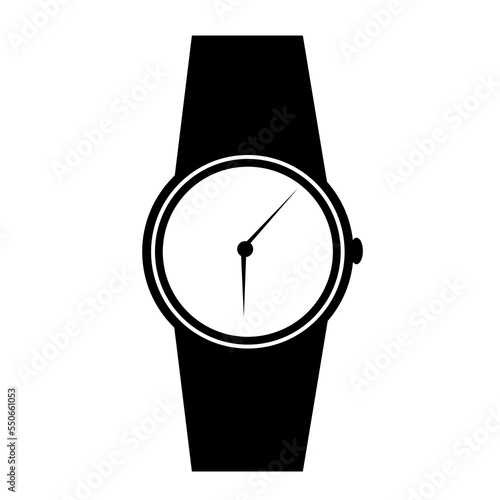 Men's wristwatch illustration