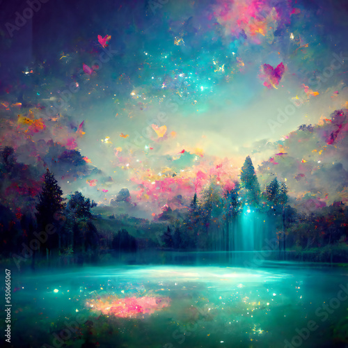 Dreamy Holographic Background