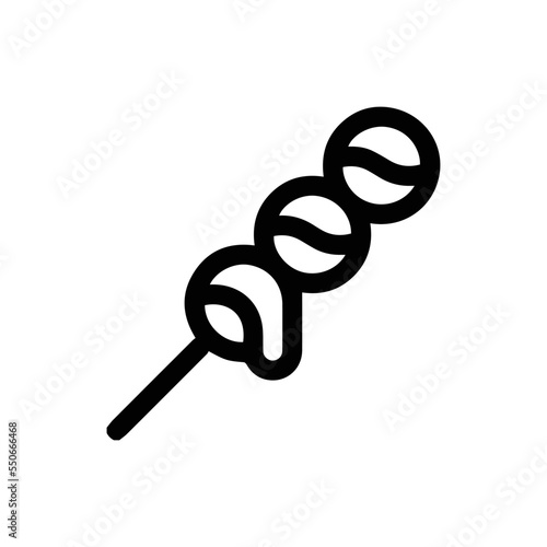 dango icon vector sign symbol