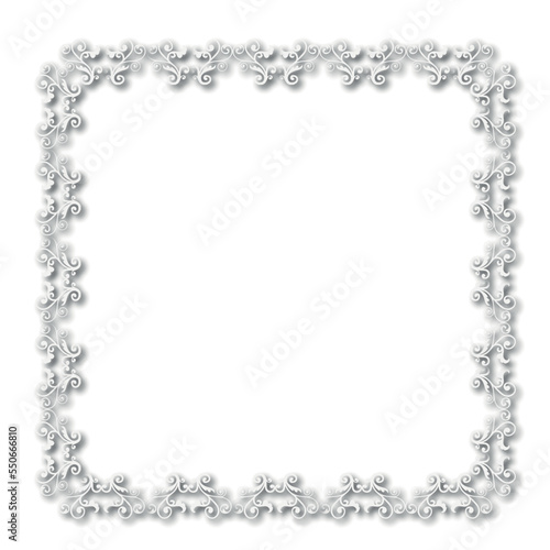 Frame, in the style of an ornament, Vector illustration eps 10, Art. 