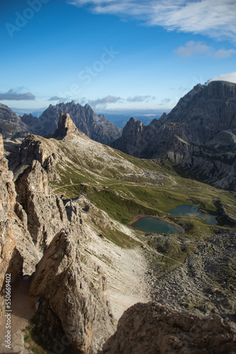 Via ferrata Monte Paterno Dolomites Italie