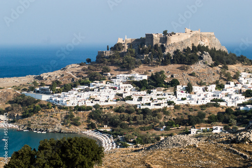 view of the town at Rhodes 