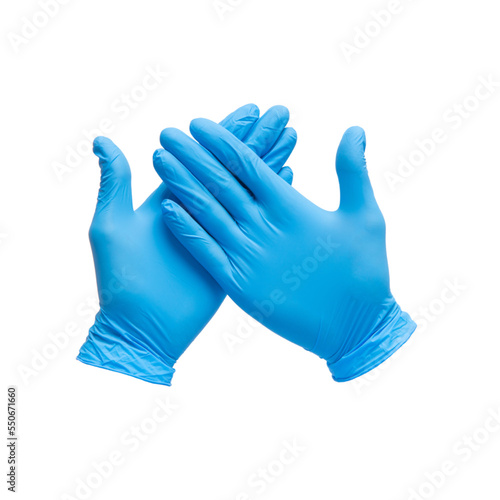 Medical gloves mock-up