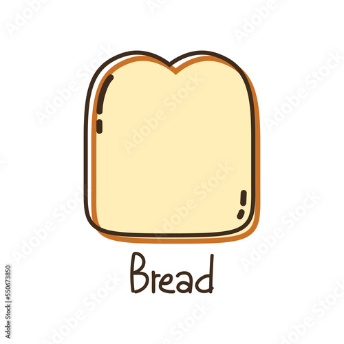 Toast logo. Bread vector. bread symbol. wallpaper. free space for text. bread logo design.