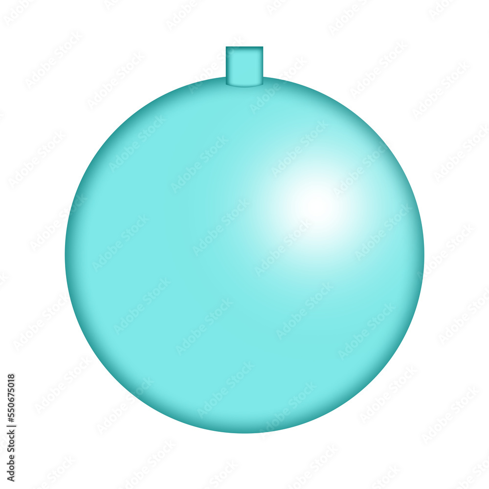 illustration of blue color christmas toy isolated on white background. illustration of blue color christmas toy isolated on white background.