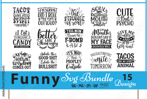 Funny SVG Bundle.