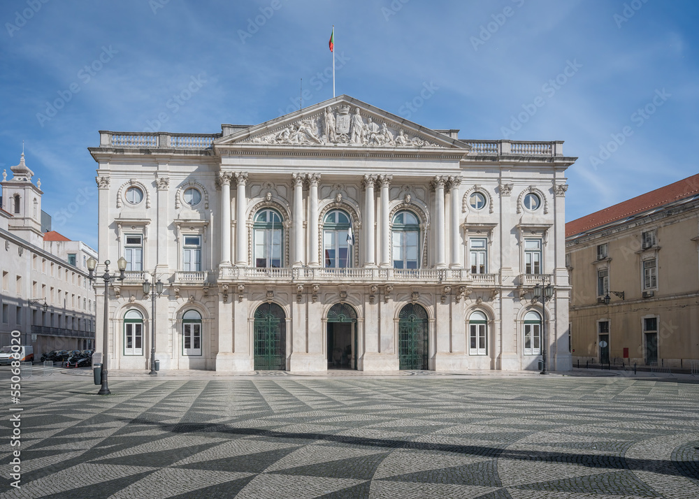 Lisbon City Hall at Praca do Municipio Square - Lisbon, Portugal