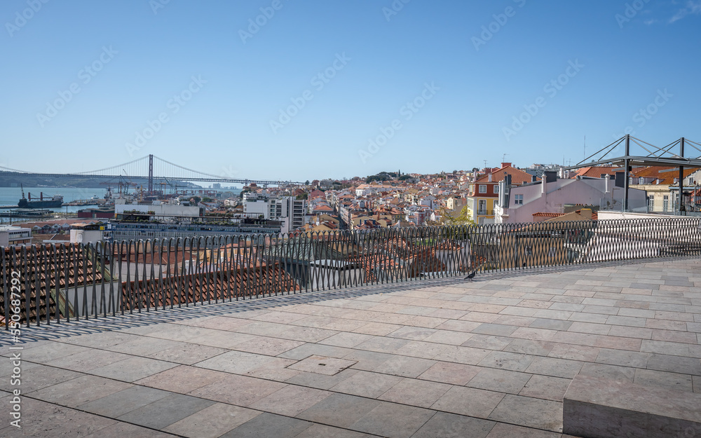 Miradouro de Santa Catarina Viewpoint - Lisbon, Portugal