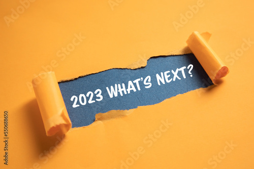 Valokuvatapetti Lettering 2023 what's next?