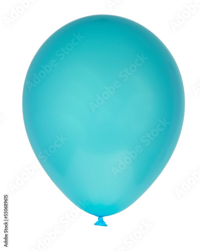 Party blue balloon event decor isolated on the white background