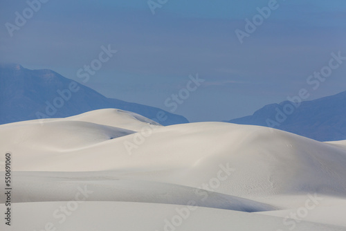 White sand dunes