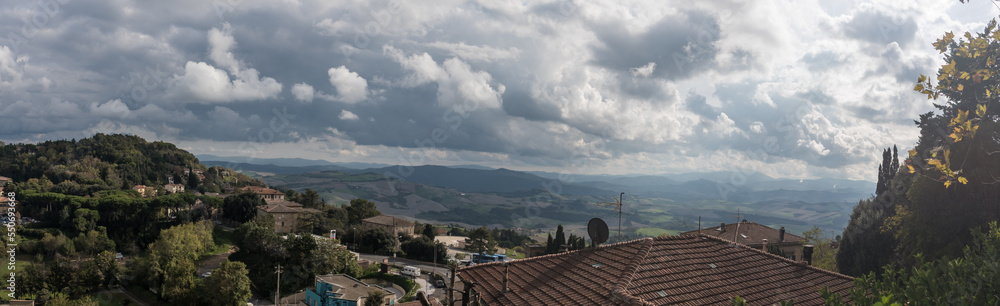 Blick von Volterra in die Landschaft