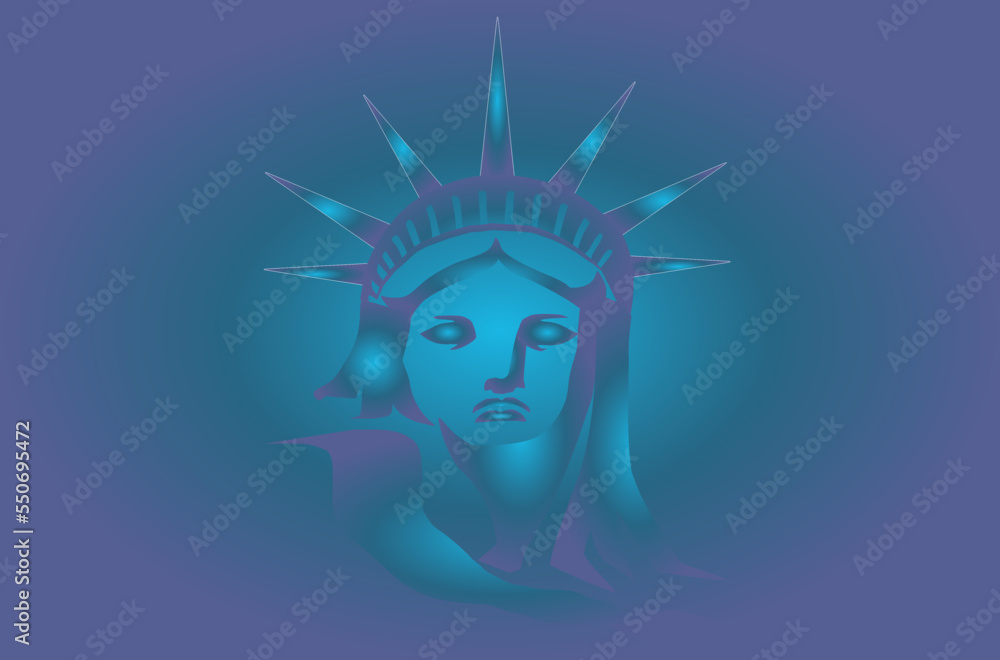 Vector illustration of a statue of liberty Vector illustration of a statue of liberty
