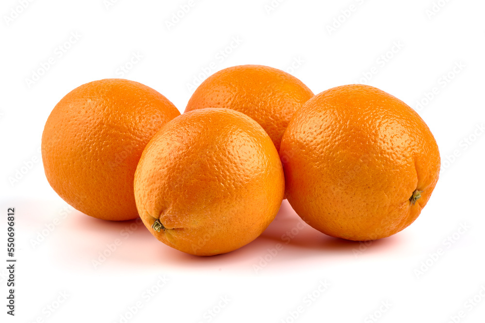 Oranges, isolated on white background. Oranges, isolated on white background.