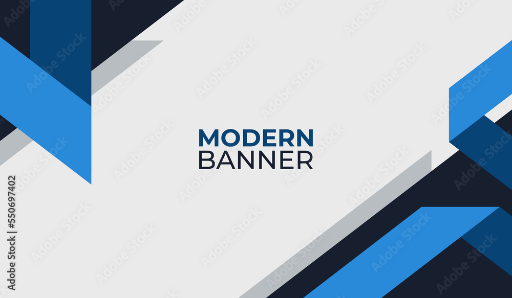 Modern background design template with blue shapes Modern background design template with blue shapes
