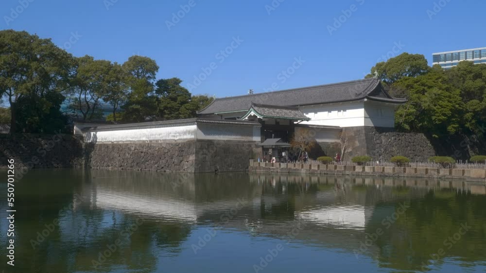 東京 江戸城 桔梗門と桔梗堀 東京 江戸城 桔梗門と桔梗堀