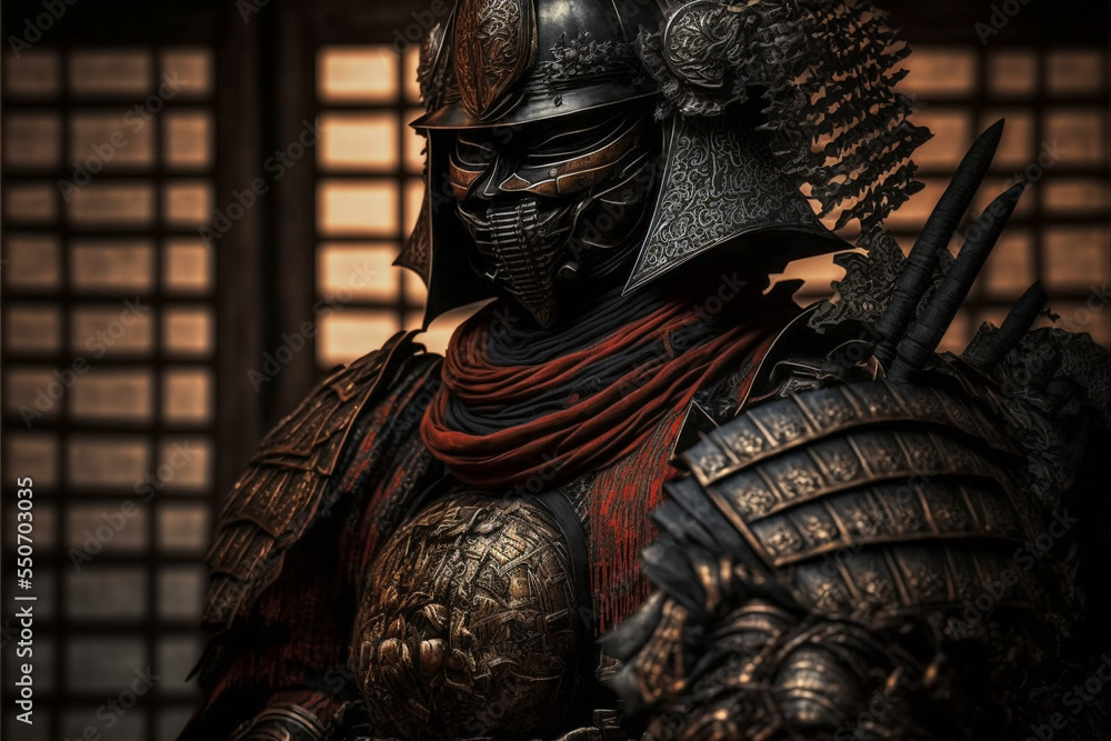 ancient samurai preparing for combat ancient samurai preparing for combat