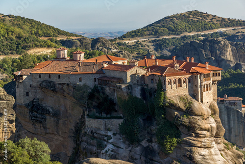 Panoramic view of Meteora Monasteries, Greece