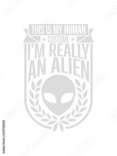 human costume alien Zitat 