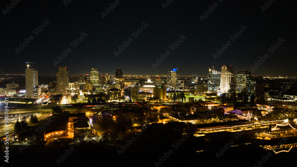 Sacramento at night