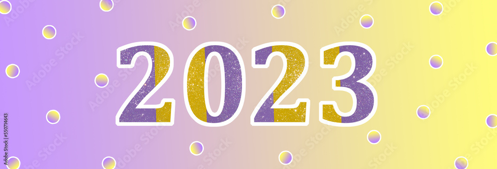 purple pink 2023 on a purple-pink background, creative holiday concept
purple pink 2023 on a purple-pink background, creative holiday concept