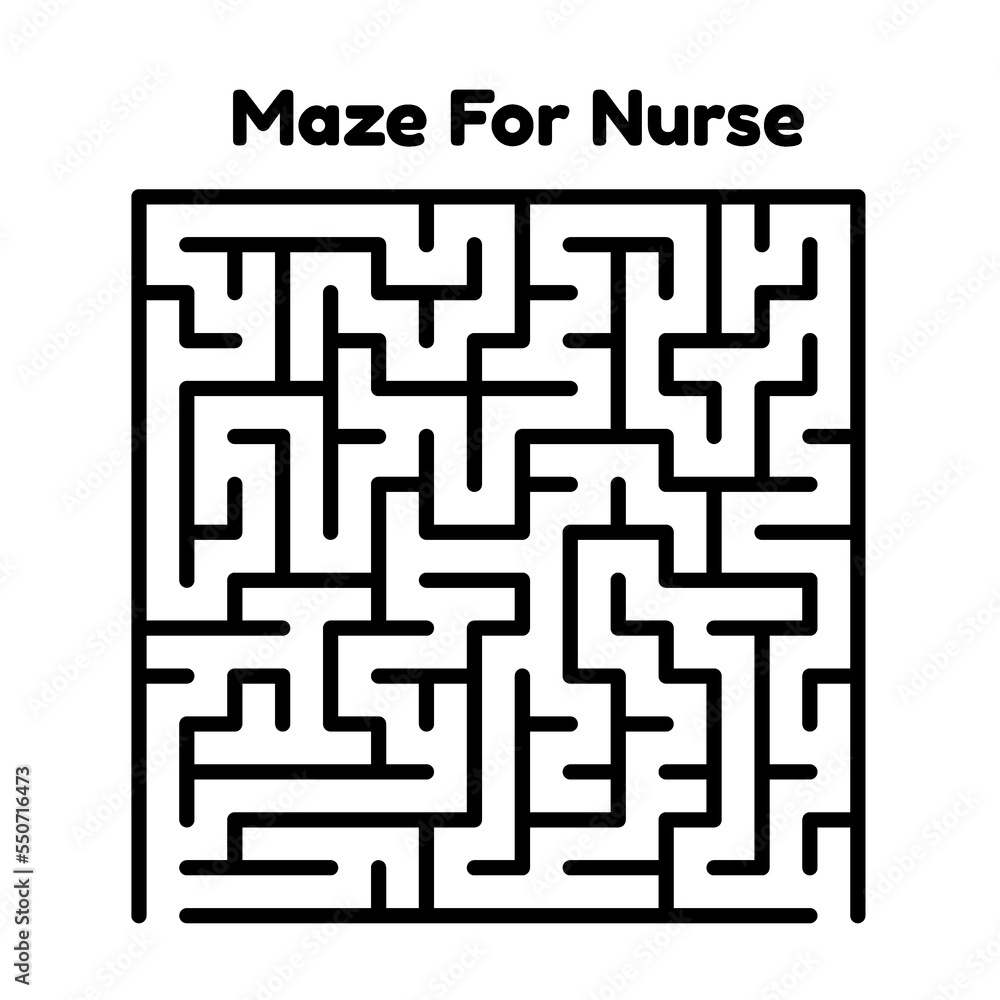 Maze Puzzle For Nurse Maze Puzzle For Nurse