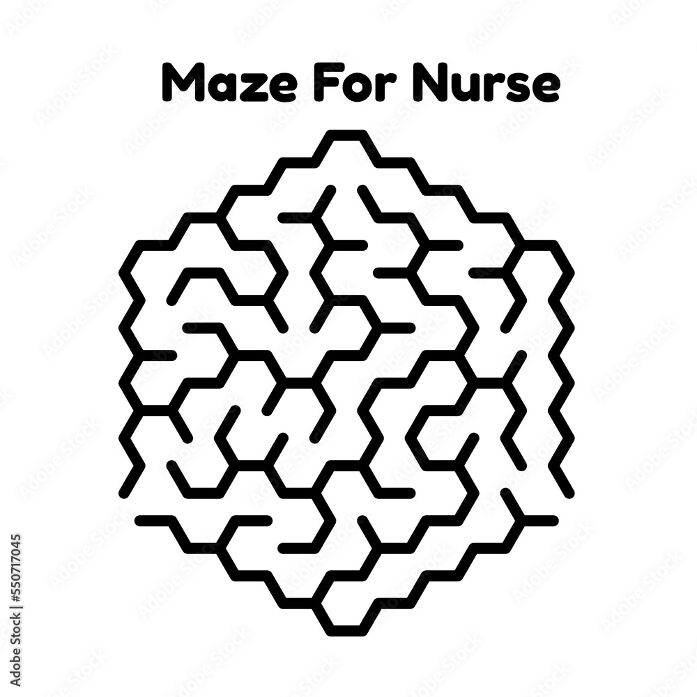 Maze Puzzle For Nurse Maze Puzzle For Nurse