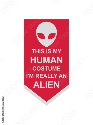 human costume alien Zitat 