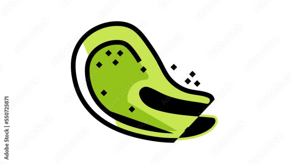 splash wasabi sauce food color icon animation splash wasabi sauce food color icon animation