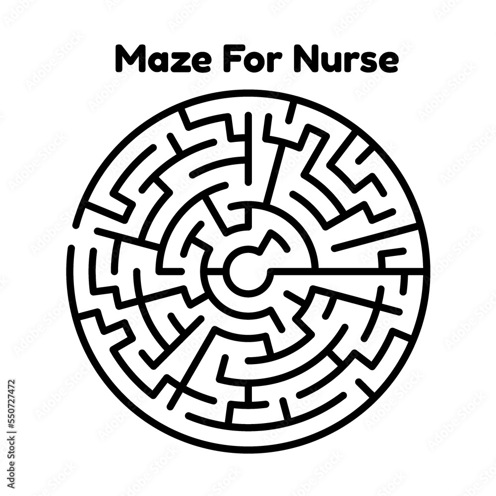 Maze Challenge For Nurse
