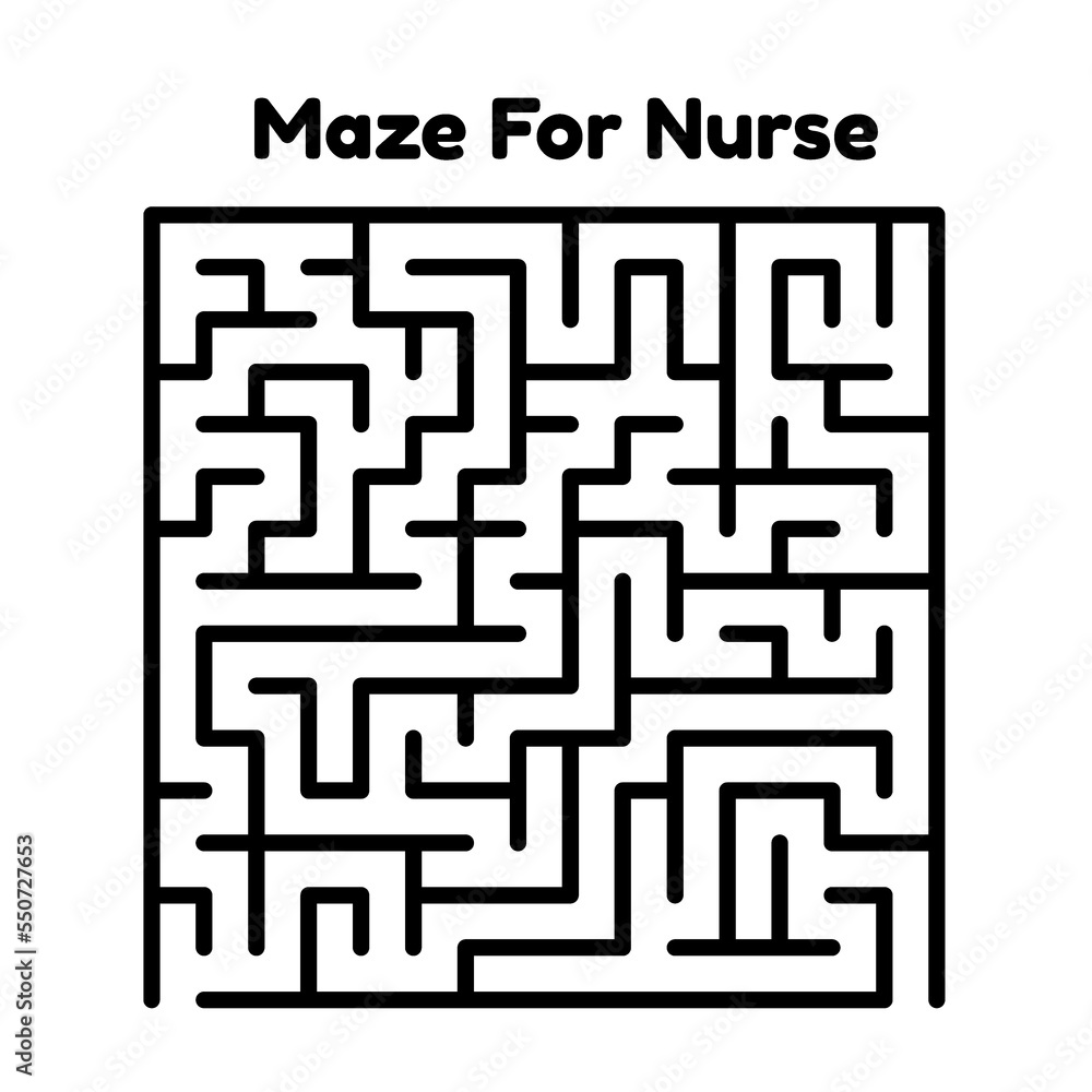 Maze Challenge For Nurse