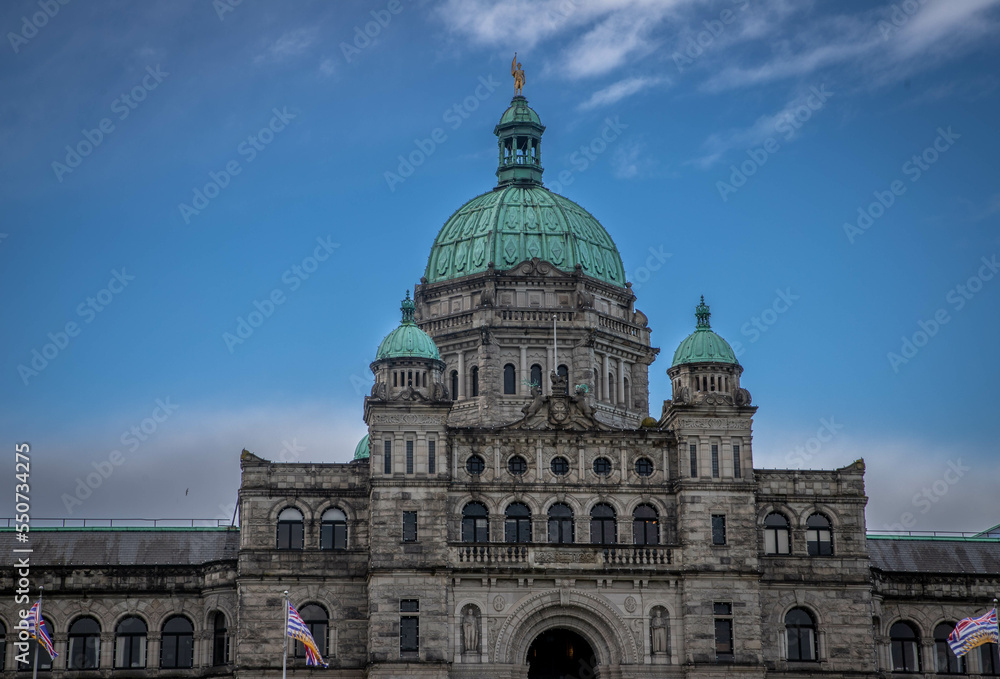 British Columbia parliament building in Victoria