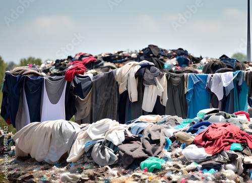 Used clothes in dump, Fast fashion, Sustainability,