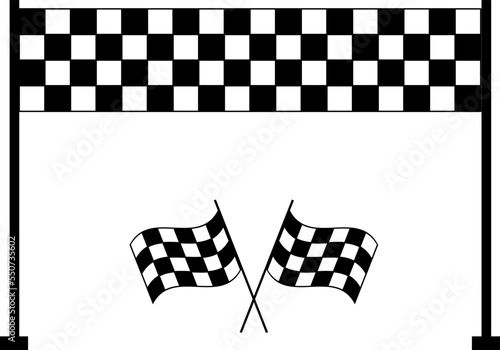  finish icon vector sign symbol isolated on white background 