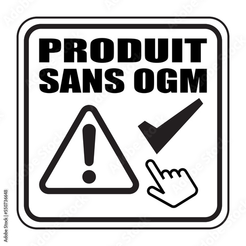 Logo produits sans OGM.