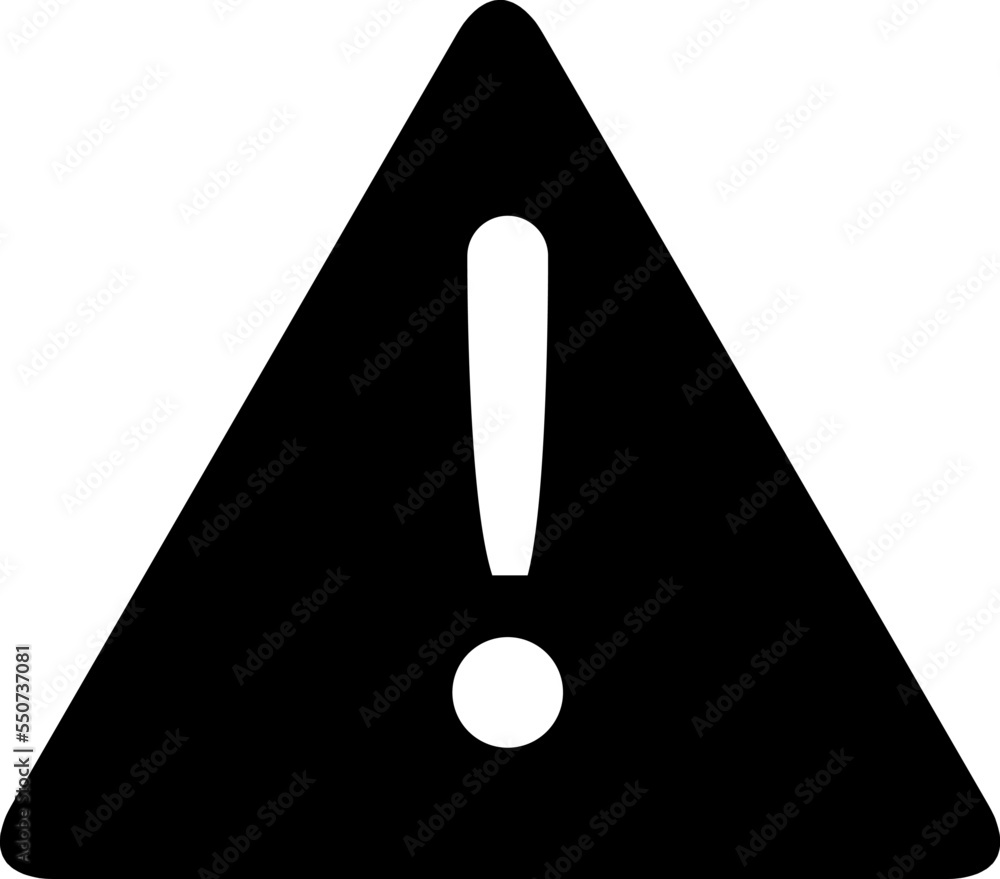 Danger warning icon. Danger warning. Vector icon. Risk sign. Information sign on white background Danger warning icon. Danger warning. Vector icon. Risk sign. Information sign on white background