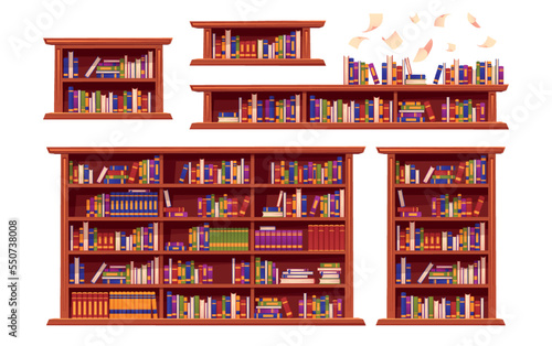 Bookshelves and bookcase
