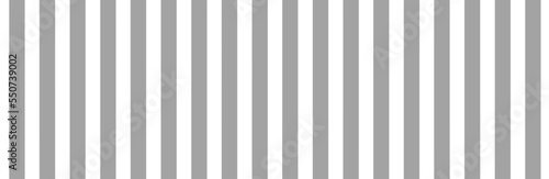 Grey vertical stripes on white background. Straight lines pattern for backdrop and wallpaper template. Realistic lines with repeat stripes texture. Simple geometric background, vector illustration