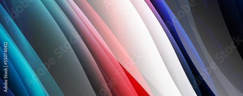Fluid wave lines with trendy fluid color gradient abstract background. Web page for website or mobile app wallpaper