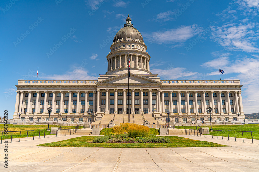 Obraz premium Utah State Capitol Building in Salt Lake City.
