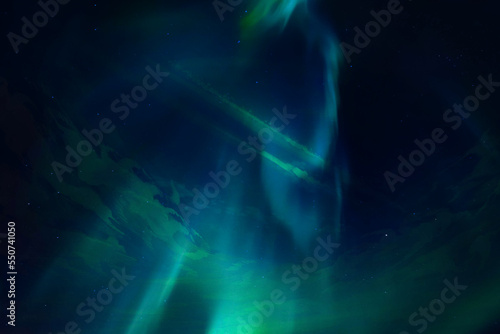 Northern aurora lights night sky painting background © Jeans Sukchip