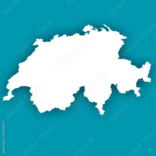 Switzerland Country Map Image