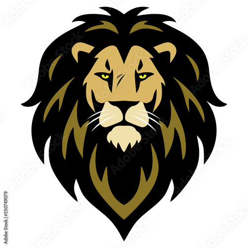 Fototapeta Naklejka Na Ścianę i Meble -  Lion Head Wild Esports Sports Mascot Logo Design Template Art