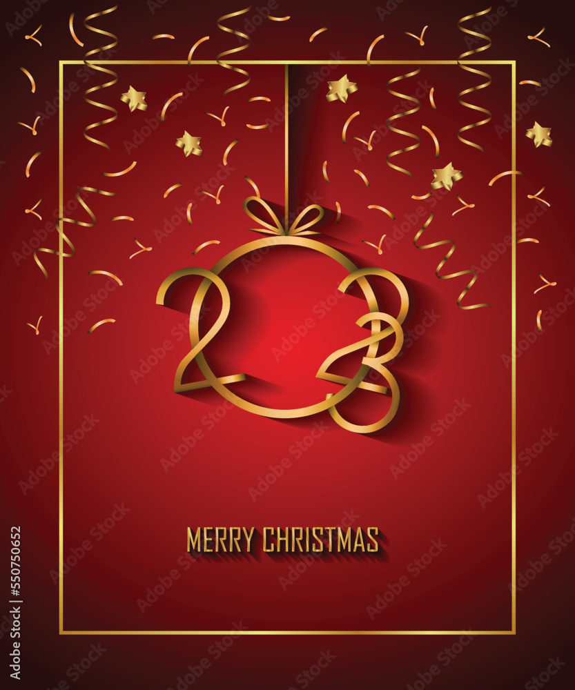 2023 Merry Christmas background. 2023 Merry Christmas background.