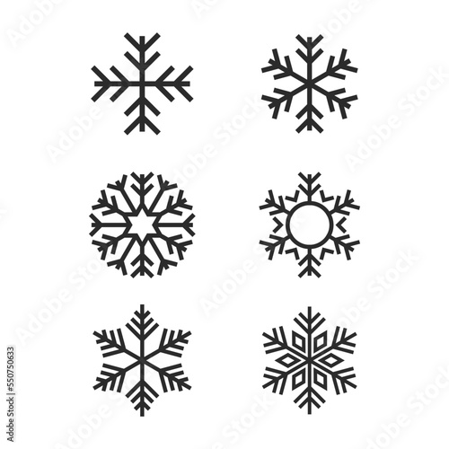 Snowflakes logo icon