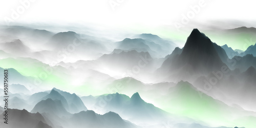 mountains and clouds © 凡墨映画