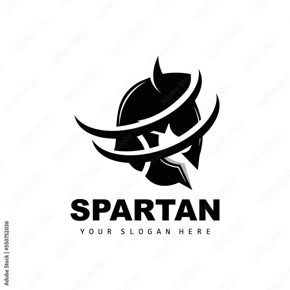 Spartan Logo,Vector Viking, Barbarian, War Helmet Design, Product Brand Illustration Spartan Logo,Vector Viking, Barbarian, War Helmet Design, Product Brand Illustration