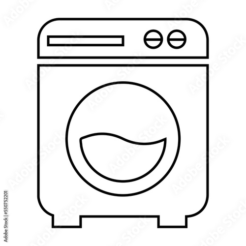 Dry machine, electric machine, household appliance icon