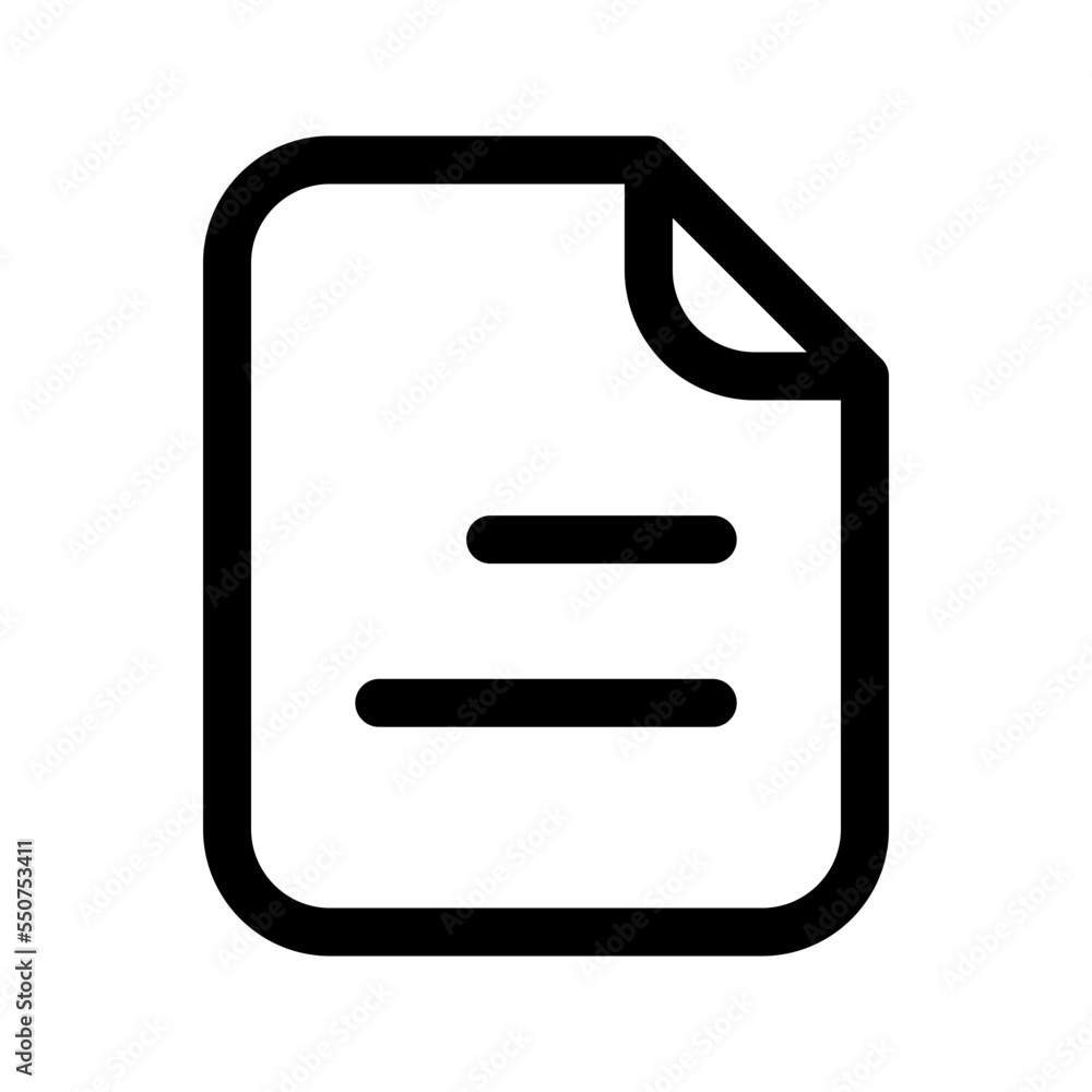 Document Icon Vector Symbol Design Illustration Document Icon Vector Symbol Design Illustration